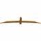 Ekena Millwork Bellingham Rough Sawn Timber Gable Bracket, Western Red Cedar, 84"W x 17"H x 2"D x 4"F, 5/12 Pitch GBW084X17X0204BEL00RWR - alternate 4